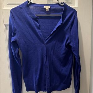 J. Crew Caryn Women's Cardigan - Cobalt Blue